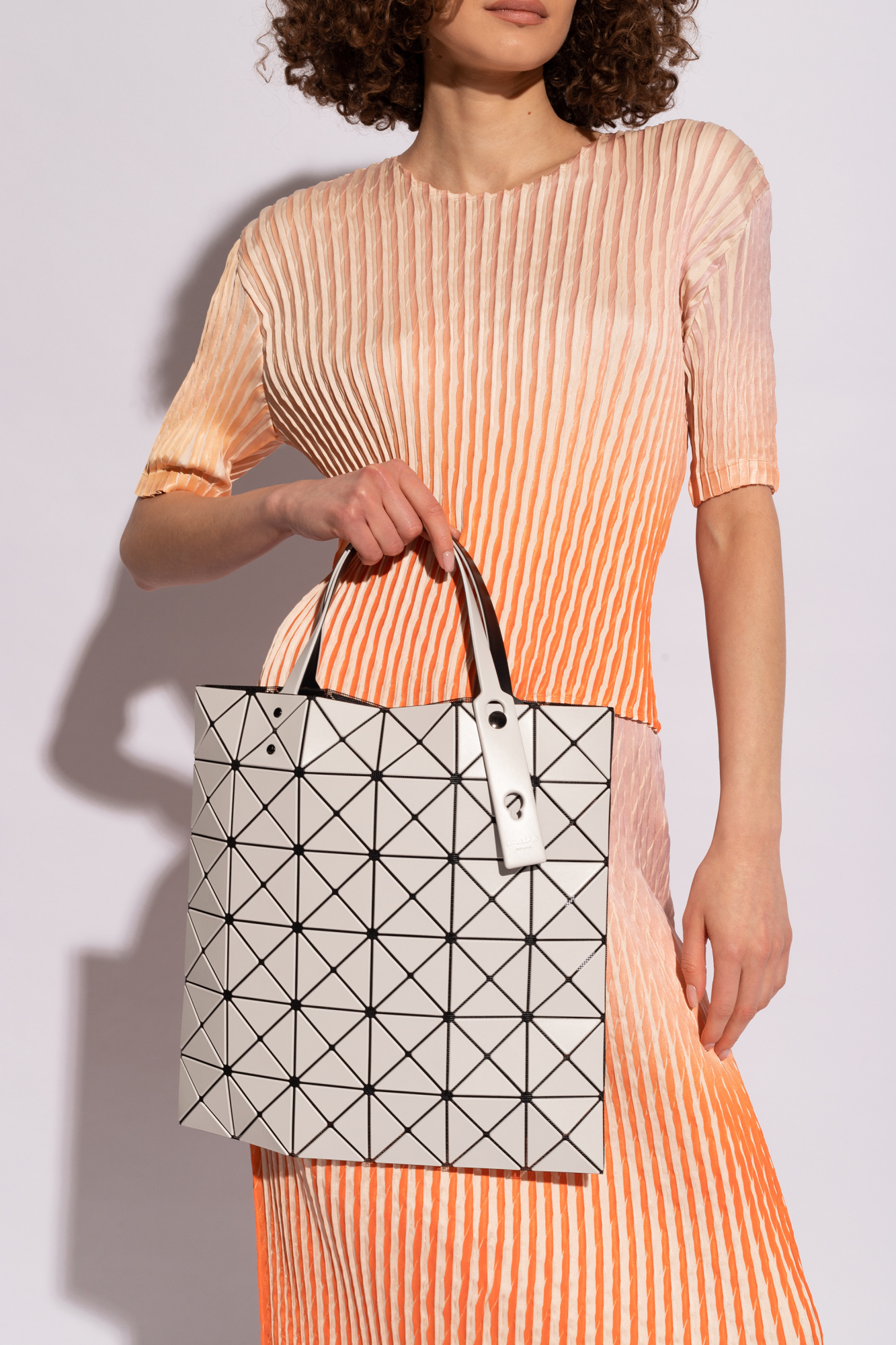 SchaferandweinerShops Armenia - White Bao Bao Issey Miyake 'Lucent' shopper  bag Bao Bao Issey Miyake - Linda foldover shoulder bag